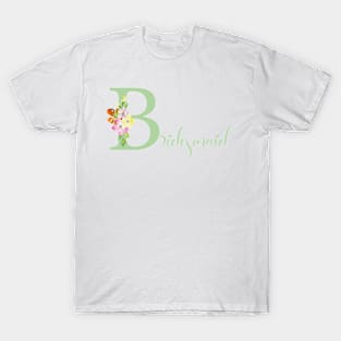 Green Bridesmaid T-Shirt